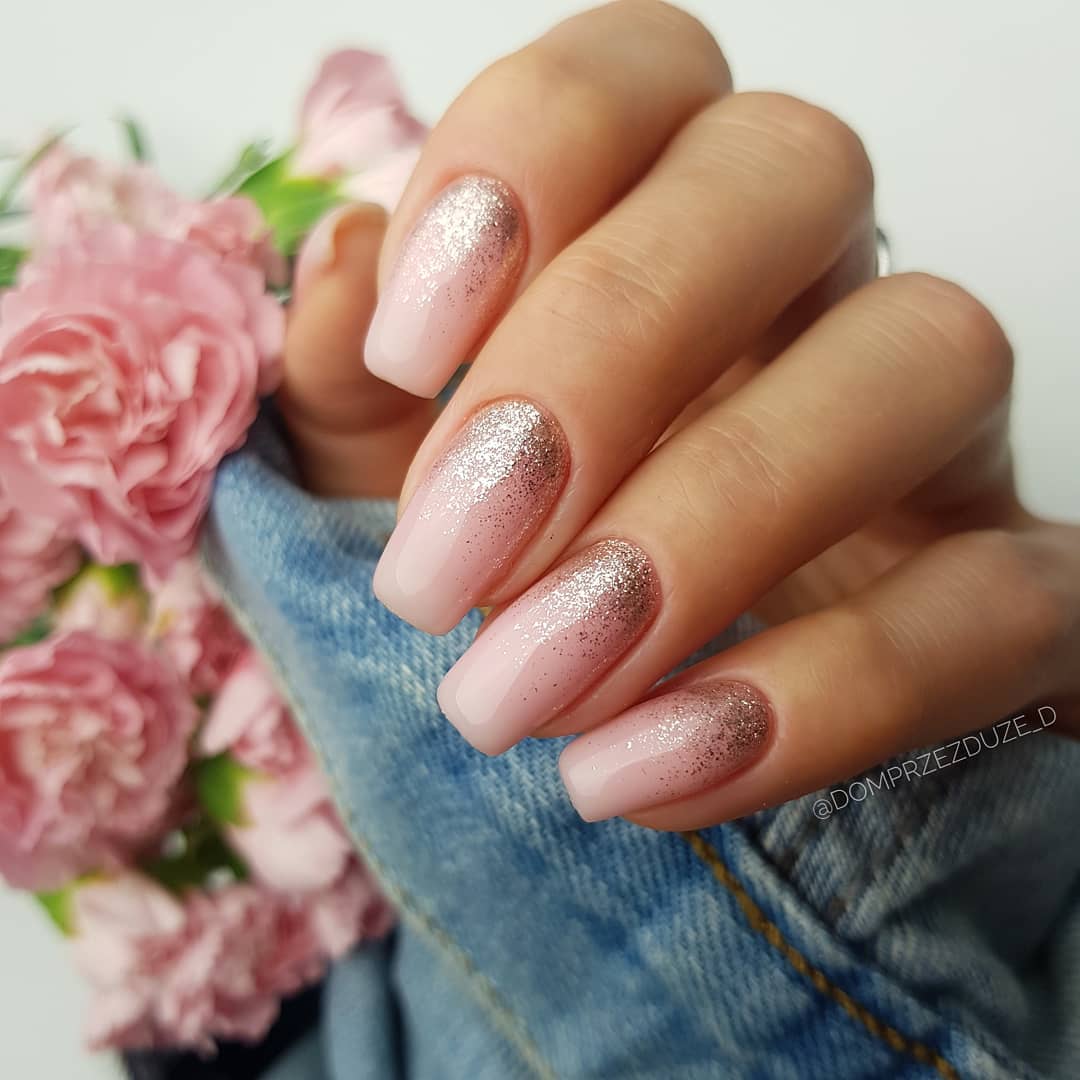 SEMILAC UV/LED Gél Lakk 7ml - 349 - Delicate Vanilla Glitter