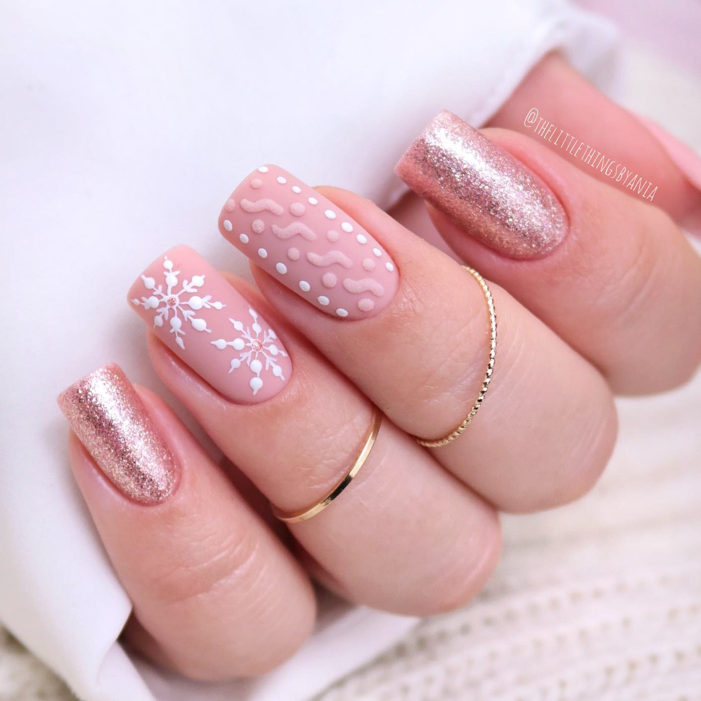 SEMILAC UV/LED Gél Lakk 7ml - 349 - Delicate Vanilla Glitter
