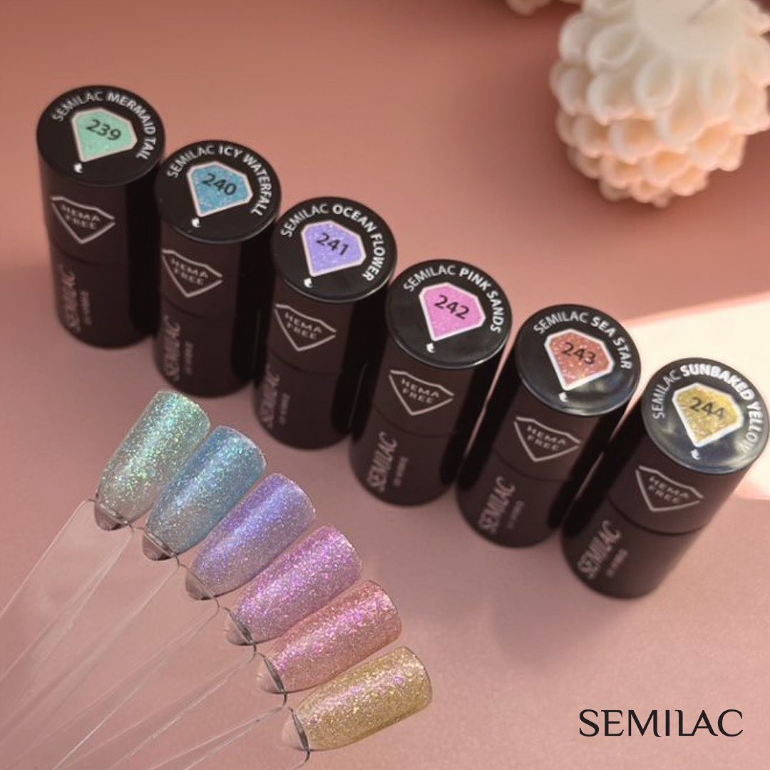 SEMILAC UV/LED Gél Lakk 7ml - 240 - Icy Waterfall