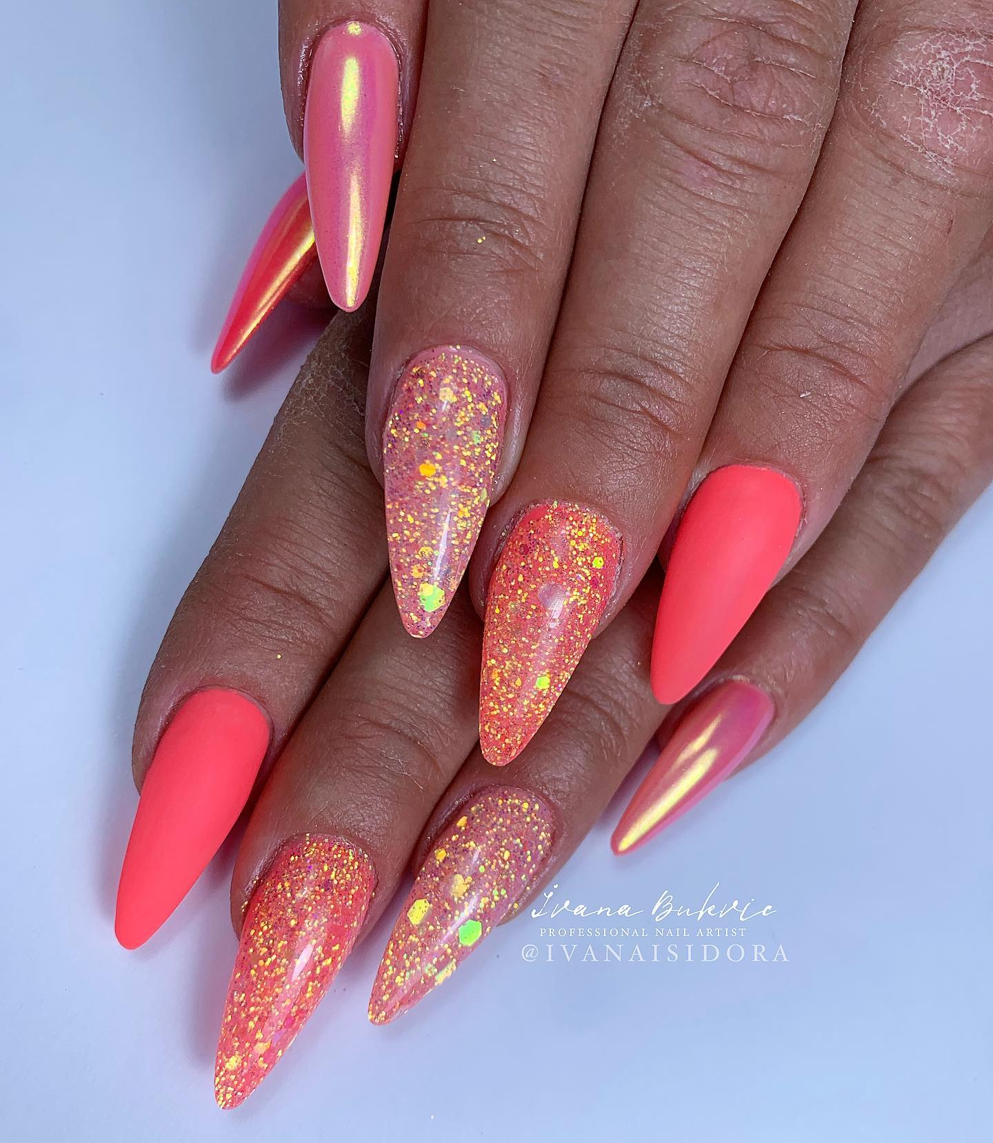 SEMILAC UV/LED Gél Lakk 7ml - 132 - Orange Lollipop