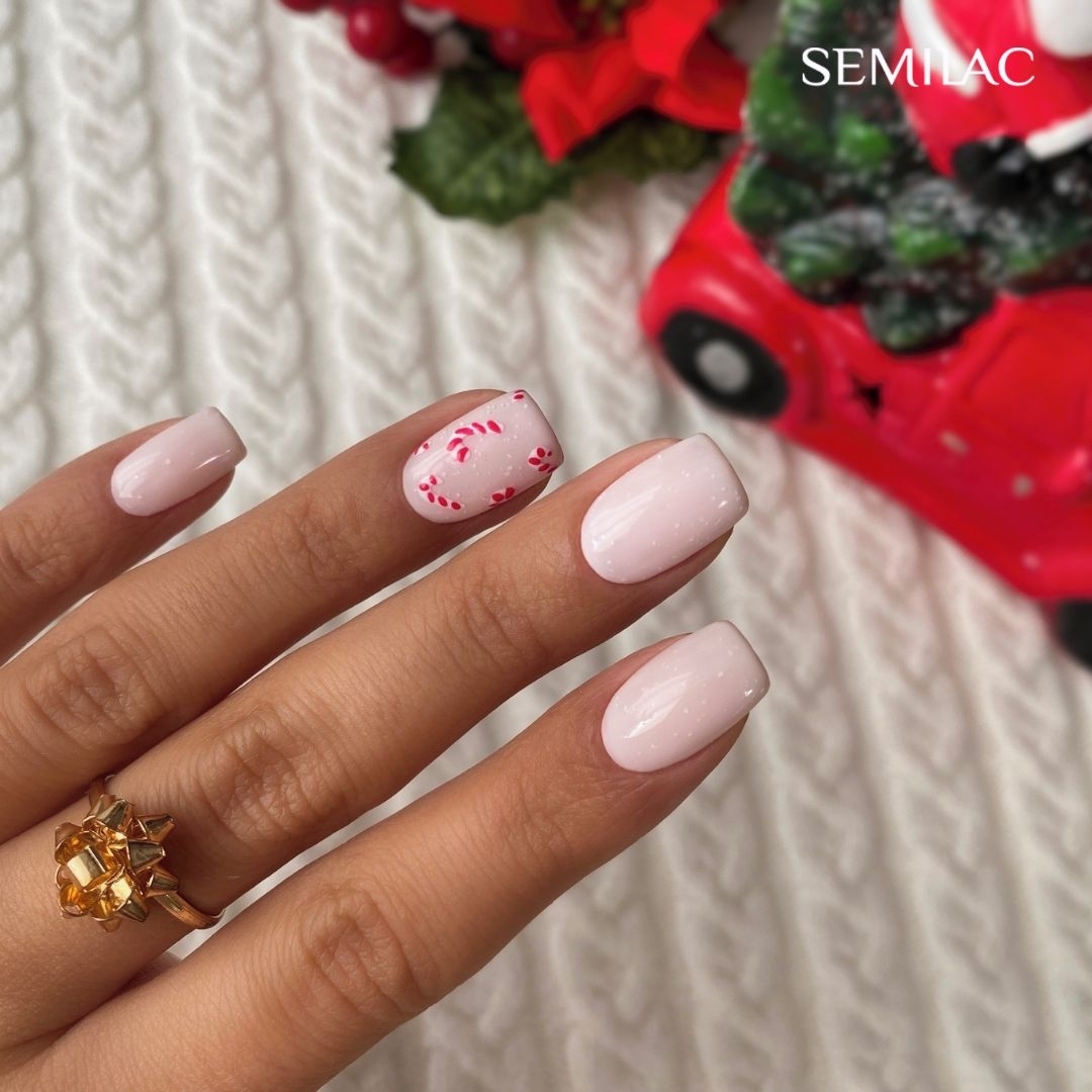 SEMILAC UV/LED Gél Lakk 7ml - 219 - Business Line Pink Ivory