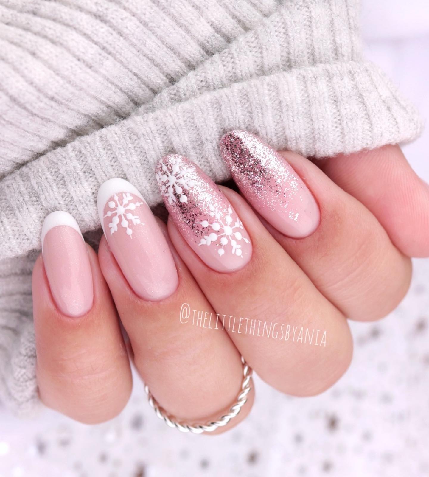 SEMILAC UV/LED Gél Lakk 7ml - 293 - Rose Gold Shimmer