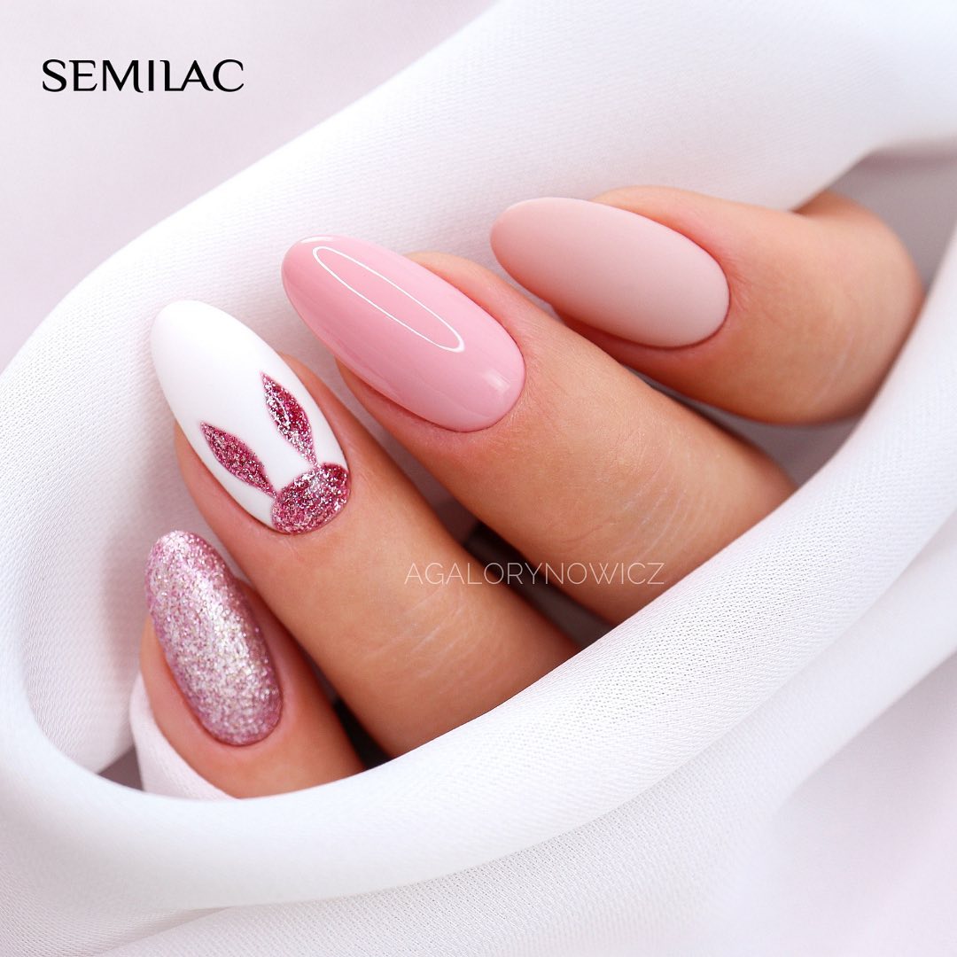 SEMILAC UV/LED Gél Lakk 7ml - 293 - Rose Gold Shimmer