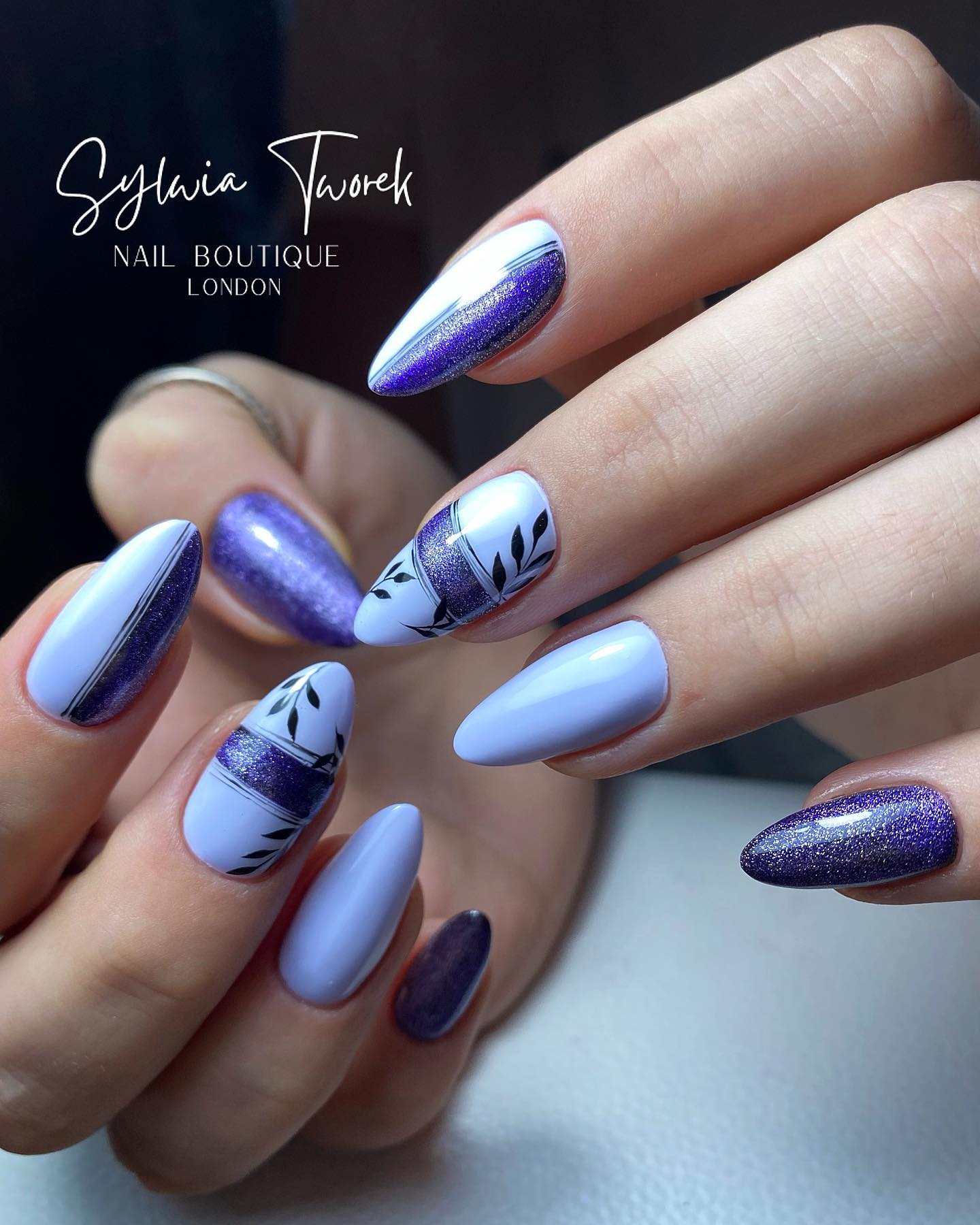 SEMILAC UV/LED Gél Lakk 7ml - 329 - Brave Violet