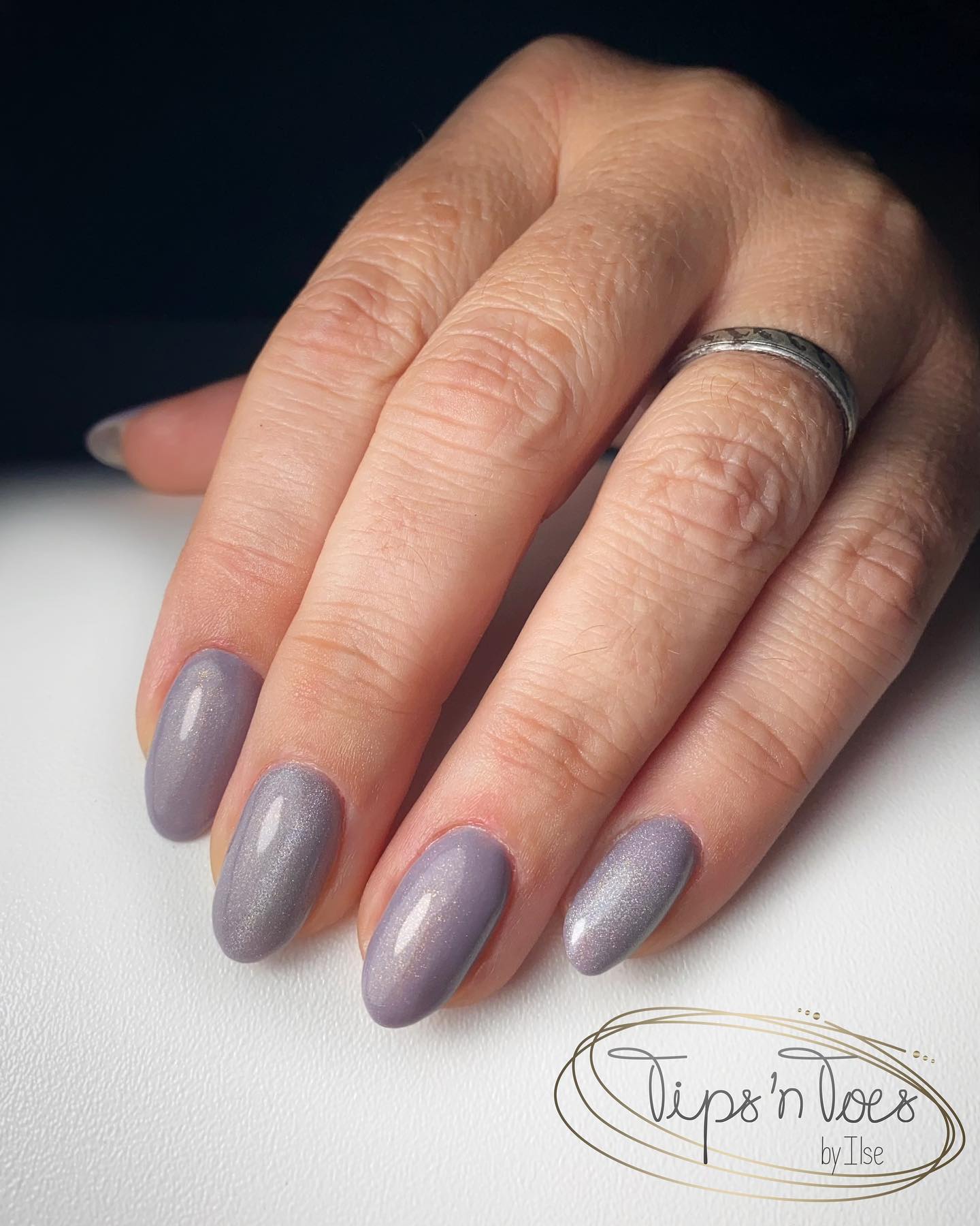 SEMILAC UV/LED Gél Lakk 7ml - 375 - HEMA FREE - Shimmer Stone Agate