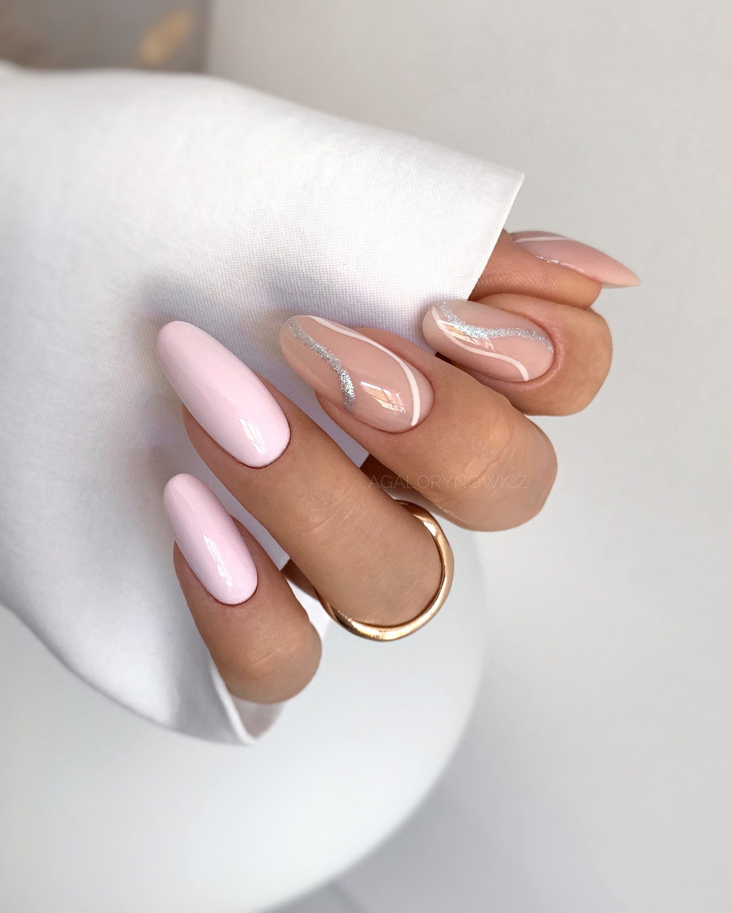 SEMILAC UV/LED Gél Lakk 7ml - 385 - Pastel Pink Sky