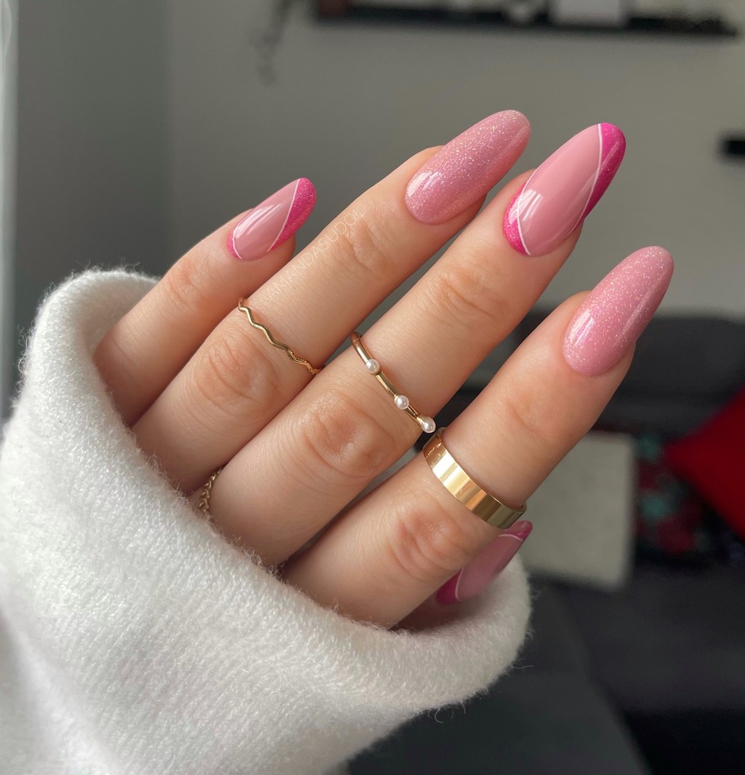 SEMILAC UV/LED Gél Lakk 7ml - 390 - HEMA FREE - Spark of Bare Love