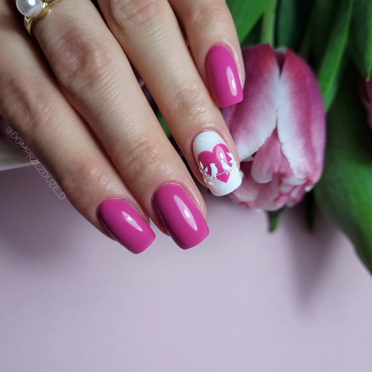 SEMILAC UV/LED Gél Lakk 7ml - 391 - Raspberry Charm