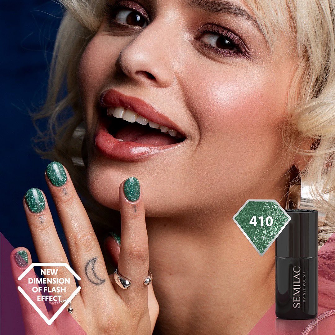 SEMILAC UV/LED Gél Lakk 7ml - 410 - HEMA FREE - More Energy