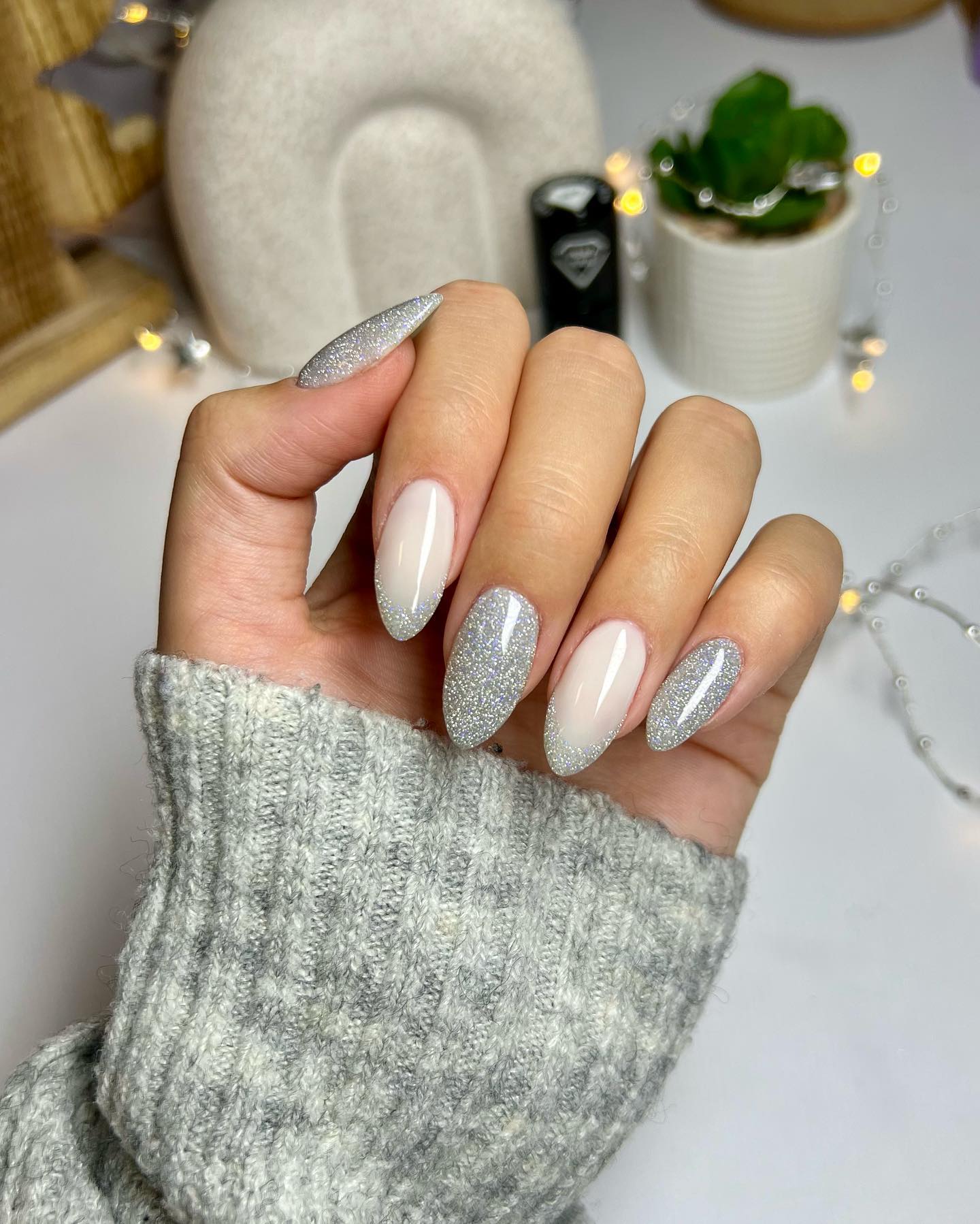SEMILAC UV/LED Gél Lakk 7ml - 461 - HEMA FREE - Hollywood Silver