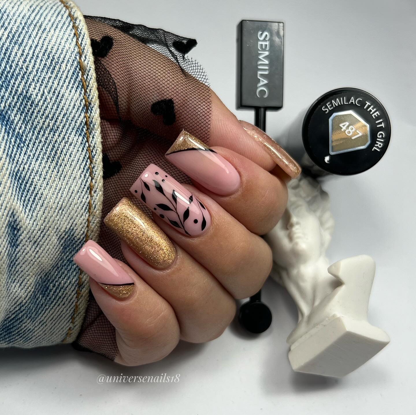 SEMILAC UV/LED Gél Lakk 7ml - 487 - HEMA FREE - The IT Girl