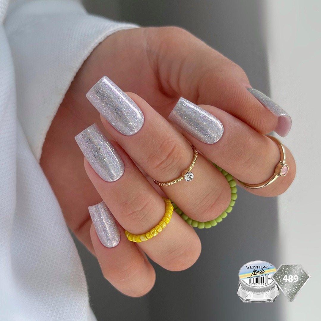 SEMILAC UV/LED Gél Lakk 7ml - 489 - Rainbow