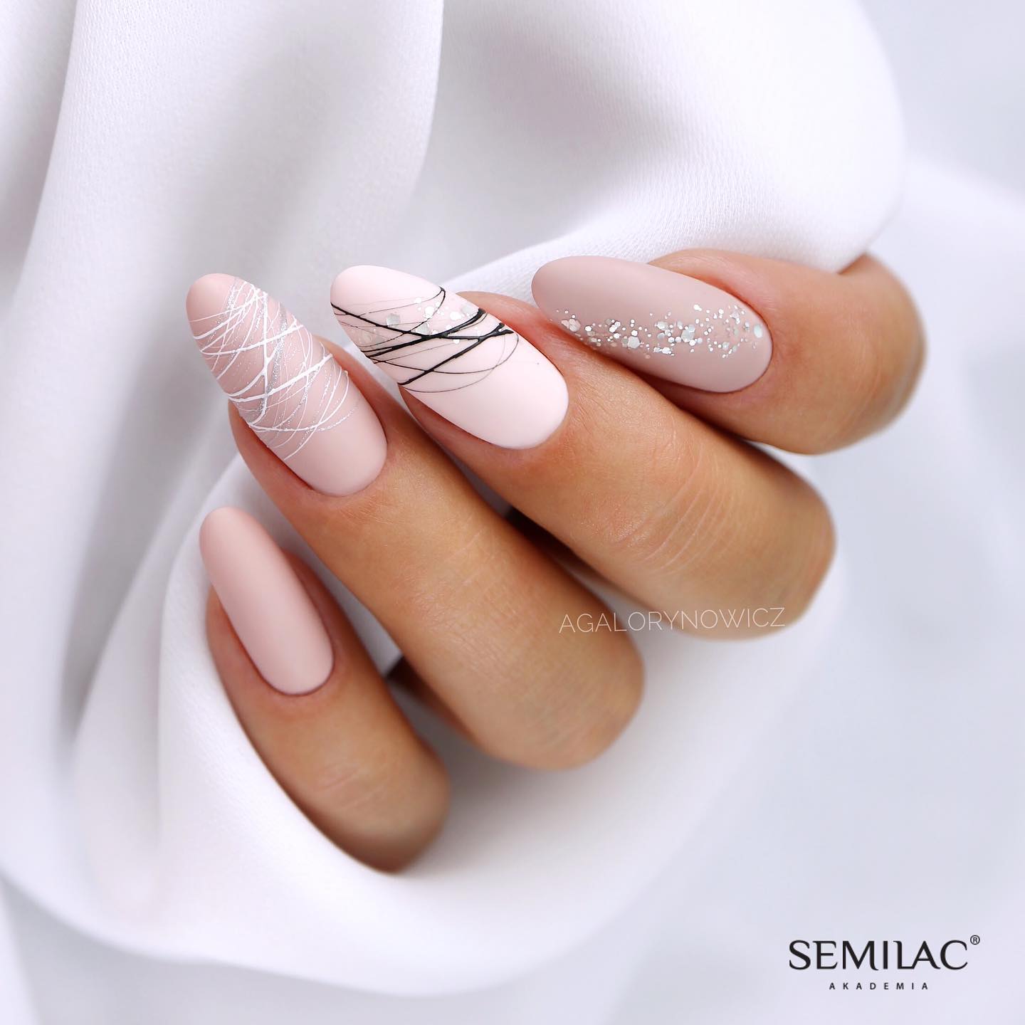SEMILAC UV/LED Gél Lakk 7ml - 503 - Diamond Dust
