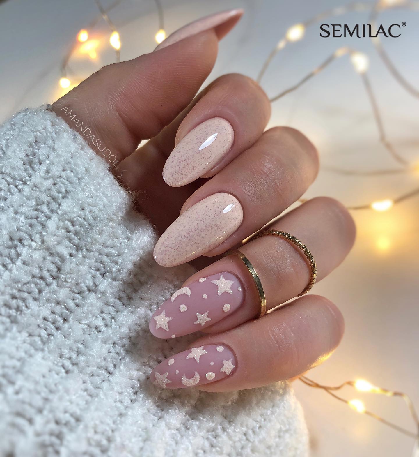 SEMILAC UV/LED Gél Lakk 7ml - 562 - Warm evening