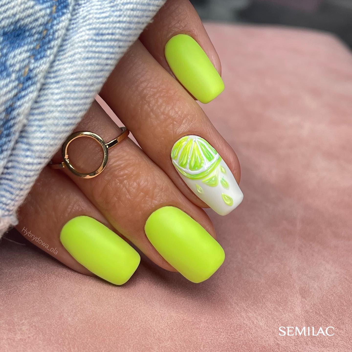 SEMILAC UV/LED Gél Lakk 7ml - 565 - Neon Yellow
