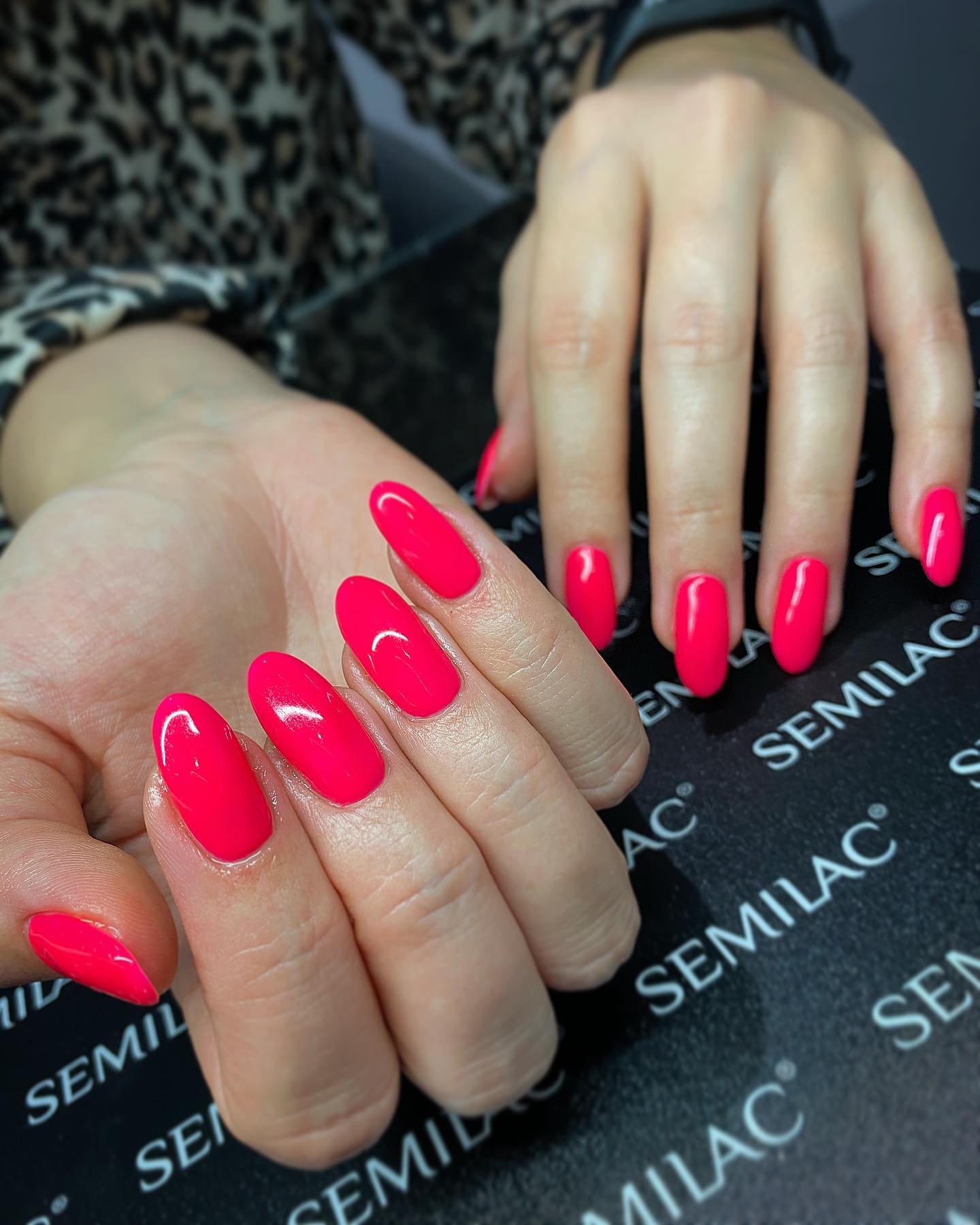 SEMILAC UV/LED Gél Lakk 7ml - 568 - Neon Ruby