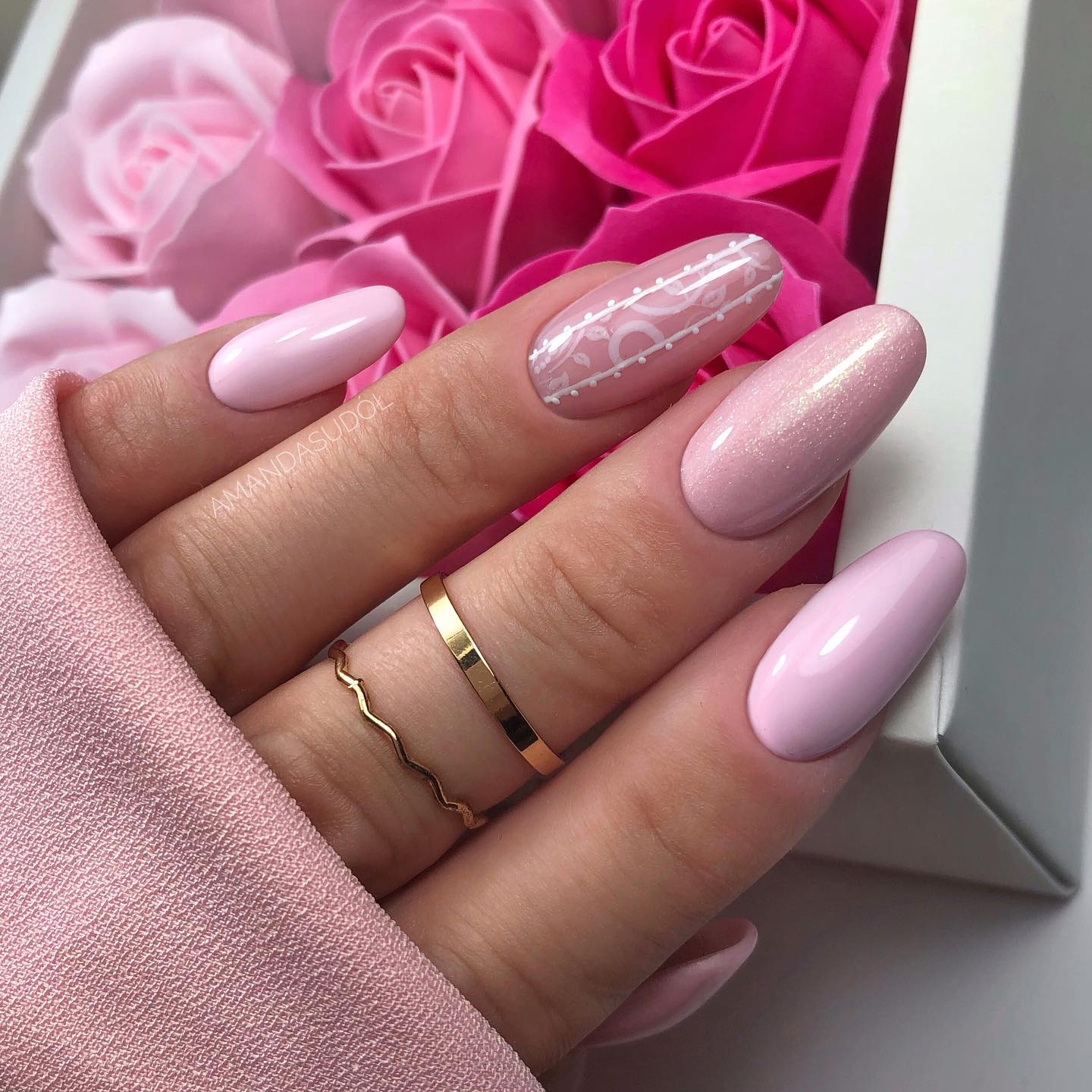 SEMILAC UV/LED Gél Lakk 7ml - 572 - Bride Like Me
