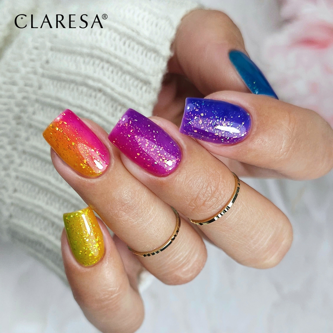CLARESA UV/LED Rainbow Jello Base - Lime