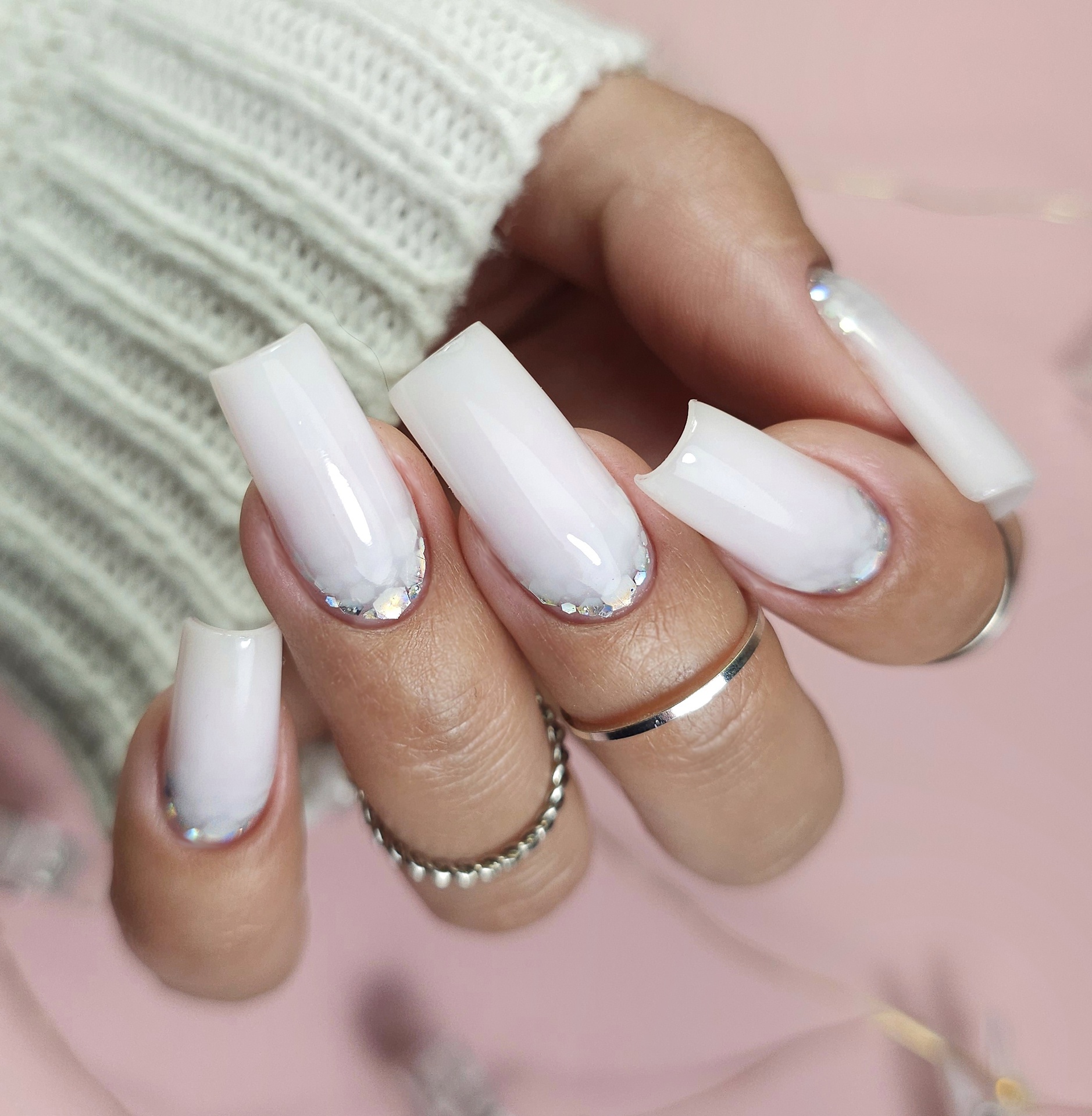 CLARESA Megastar Nail Art Gel 10 g - Silver Flicker