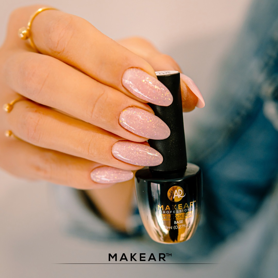 MAKEAR Sparkling Rubber Base 8ml- Casiopeia SRB02