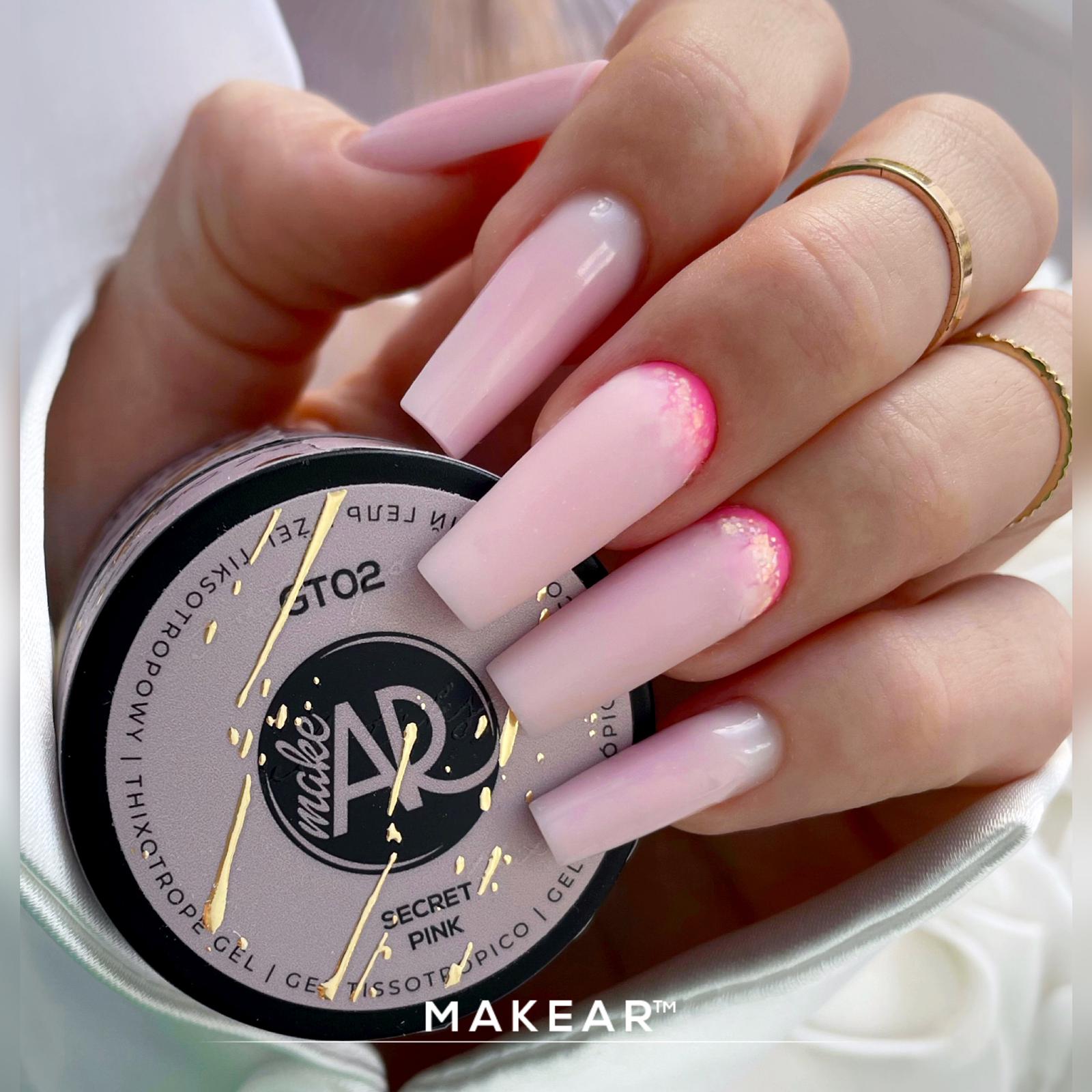 MAKEAR Geltix Builder Gel No.GT02 Secret Pink 15ml