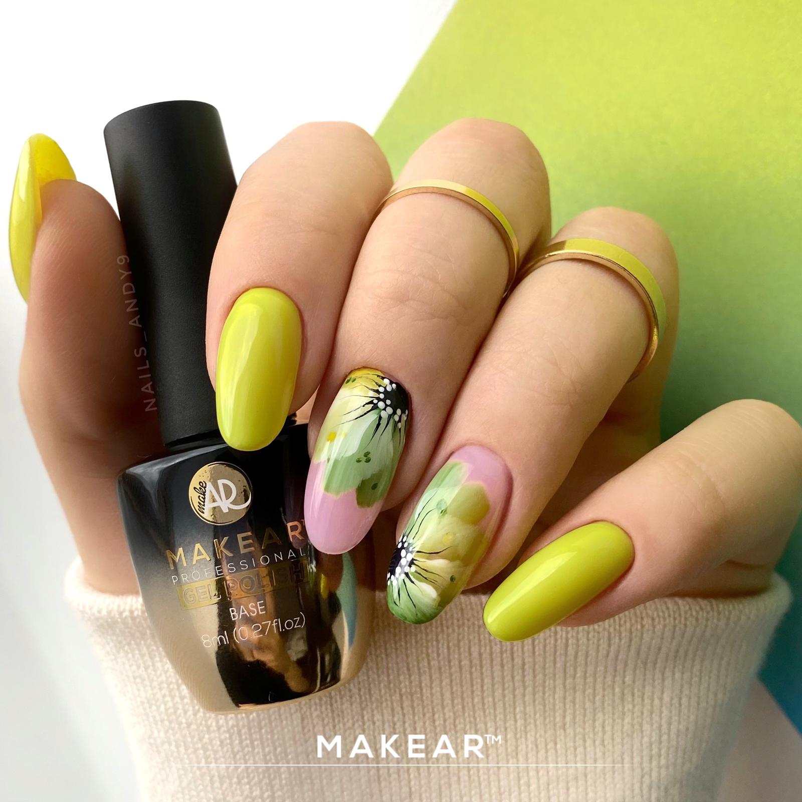 MAKEAR Rubber Base Juicy 8ml - CRB16 Bahama Yellow