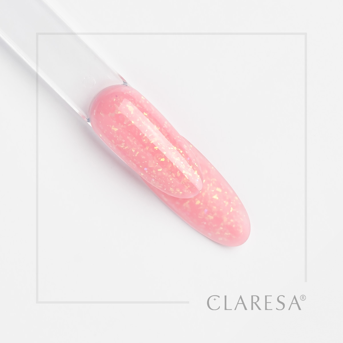 CLARESA Soft&Easy Builder Gél 90g - Glimmer Pink