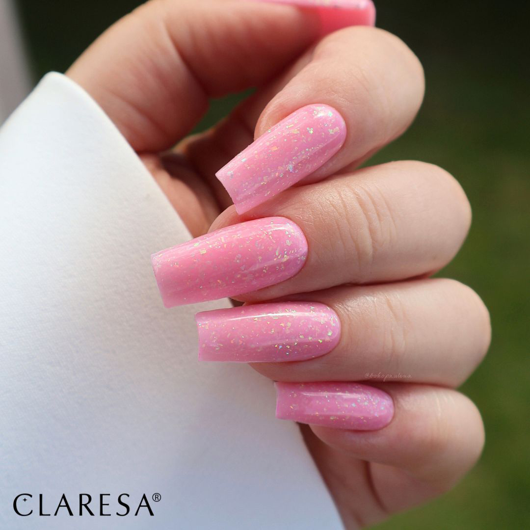 CLARESA Soft&Easy Builder Gél 90g - Glimmer Pink