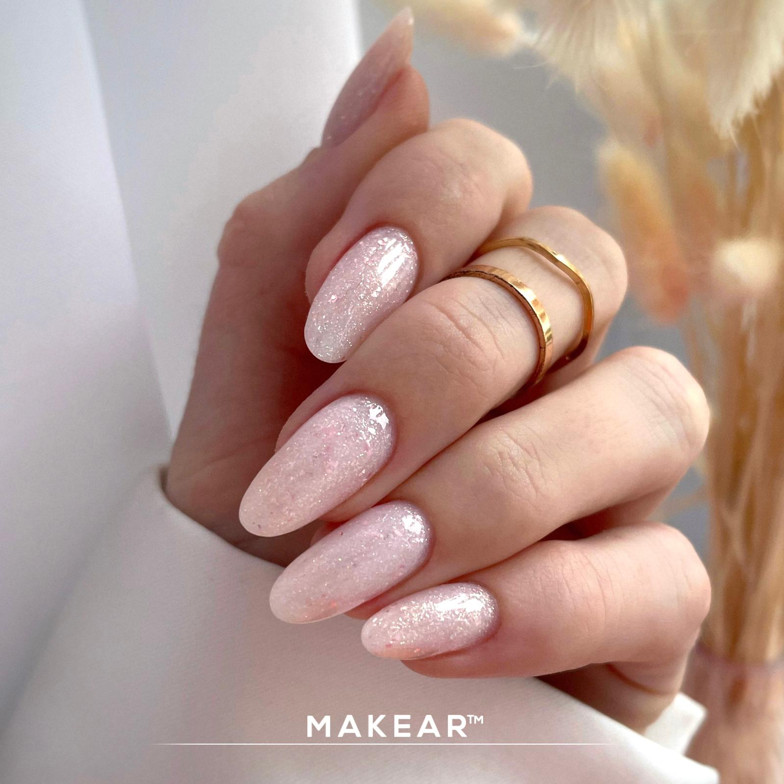 MAKEAR Gel&Go Builder Gél No.GG20 Milky Glitter 50ml