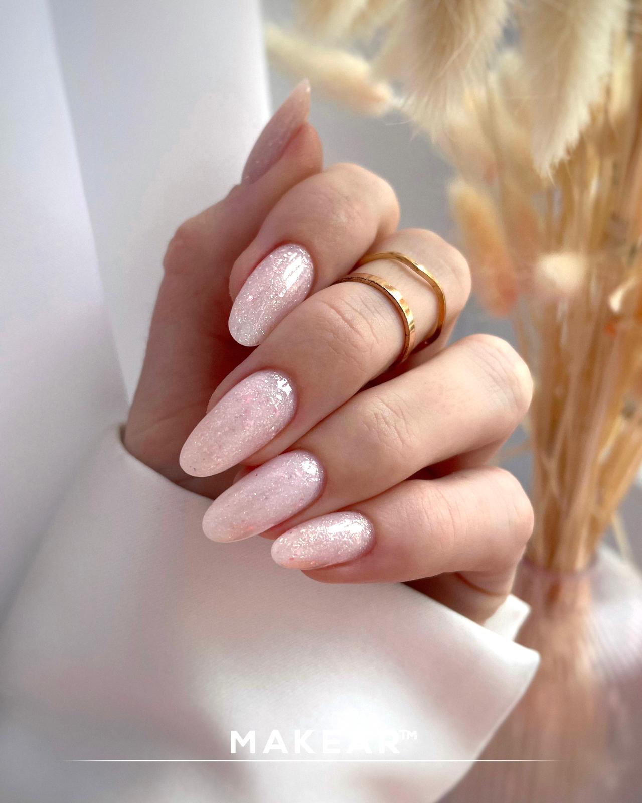 MAKEAR Gel&Go Builder Gél No.GG20 Milky Glitter 50ml