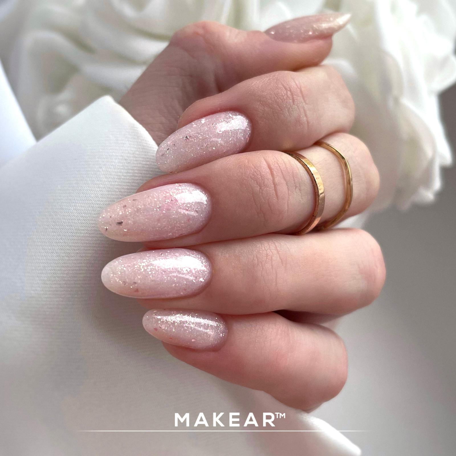 MAKEAR Gel&Go Builder Gél No.GG20 Milky Glitter 50ml