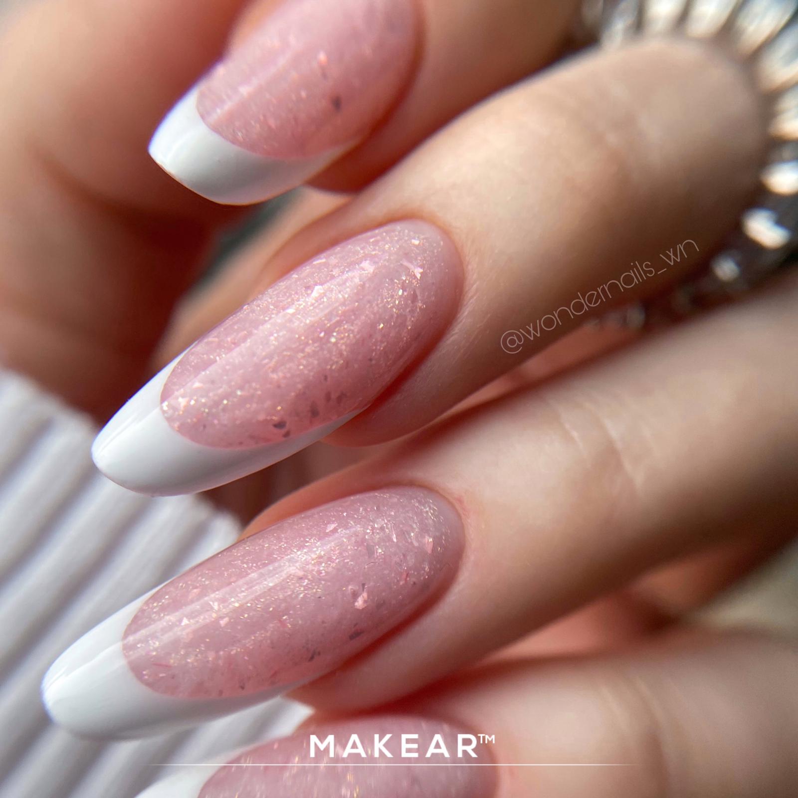 MAKEAR Gel&Go Builder Gél No.GG22 Pink Glitter 50ml