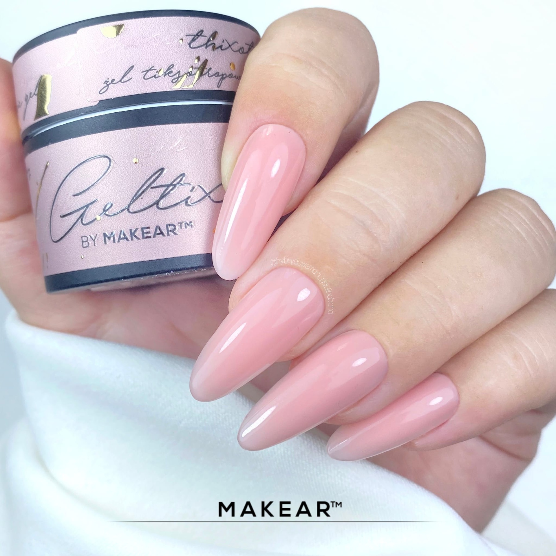 MAKEAR Geltix Builder Gel No.GT03 Creamy Rose 15ml
