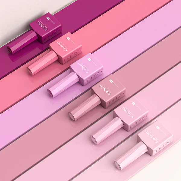 CANNI HEMA FREE UV/LED gél lakk szett 6x9ml - 2302 - Pink Champagne Dreams
