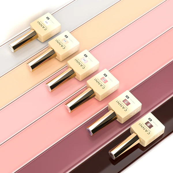 CANNI HEMA FREE UV/LED gél lakk szett 6x9ml - 2306 - Translucid Glamour