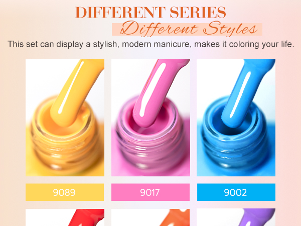 CANNI HEMA FREE UV/LED gél lakk szett 6x9ml - 2322