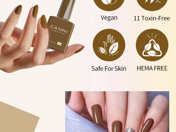 CANNI HEMA FREE UV/LED gél lakk szett 6x9ml - 2326