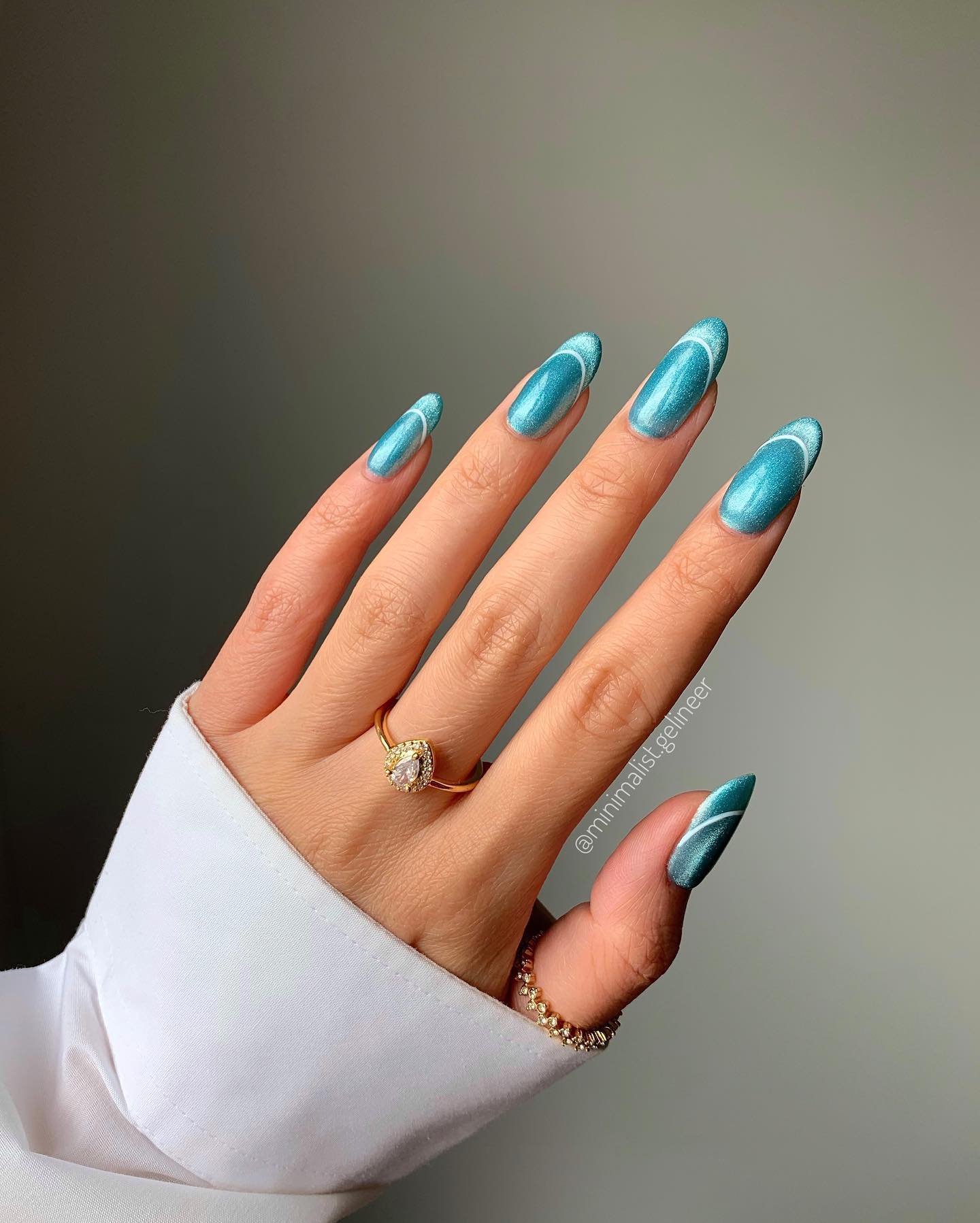 Born Pretty Sea Blue Cat Magnetic UV/LED gél lakk 10 ml - SB16