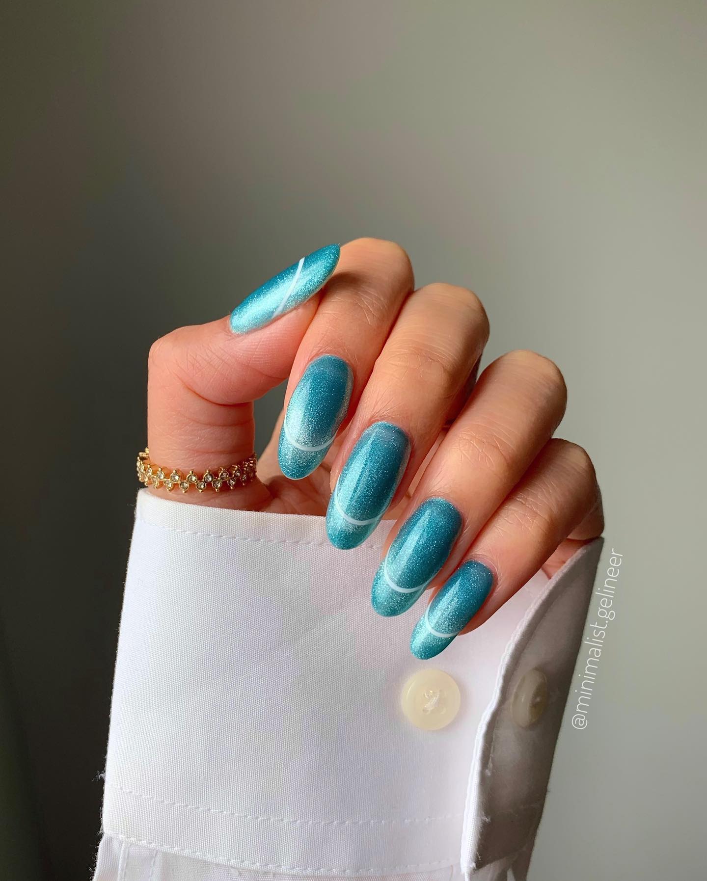 Born Pretty Sea Blue Cat Magnetic UV/LED gél lakk 10 ml - SB16