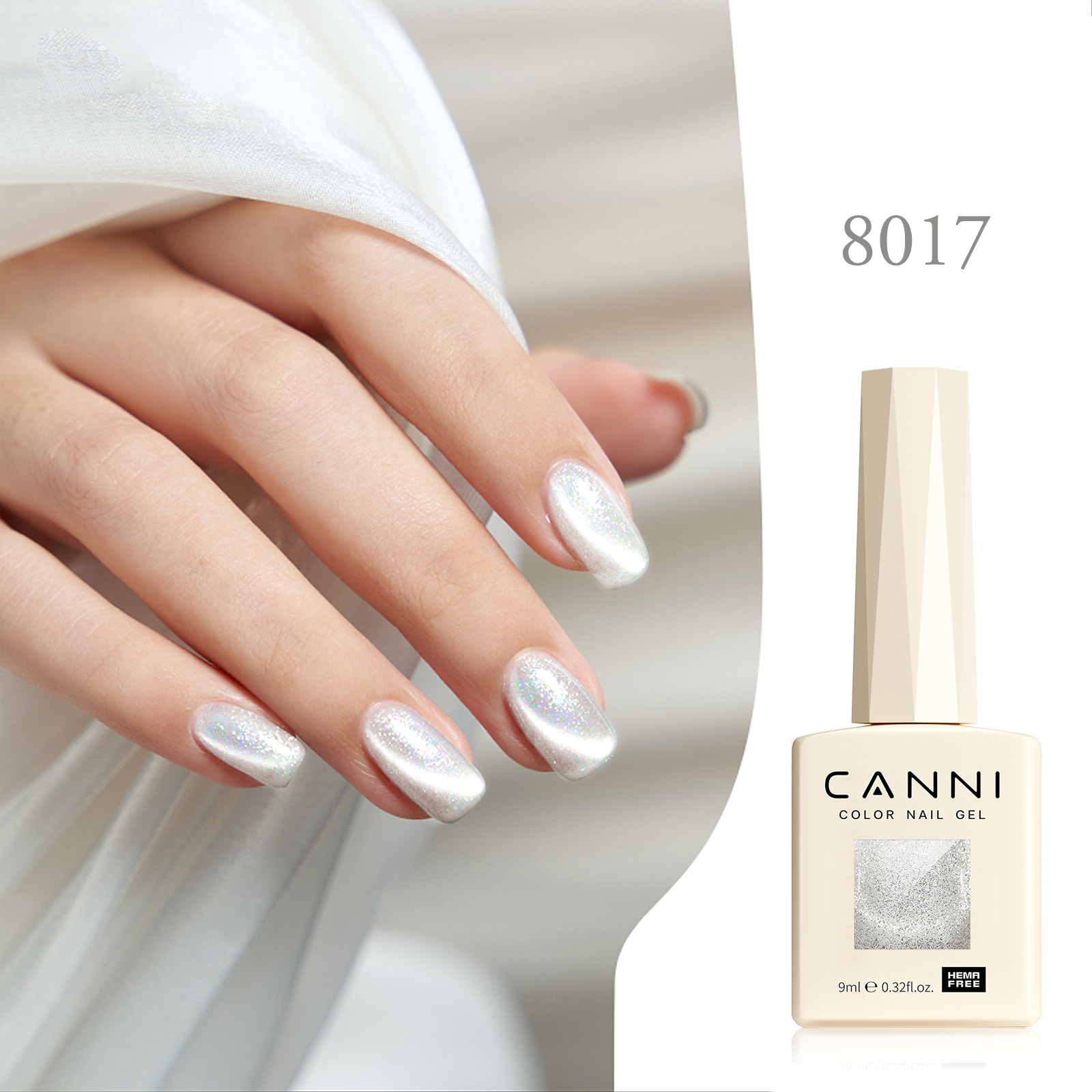 CANNI HEMA FREE  szett 8x9ml - No.03 - Iridescent Dream Collection
