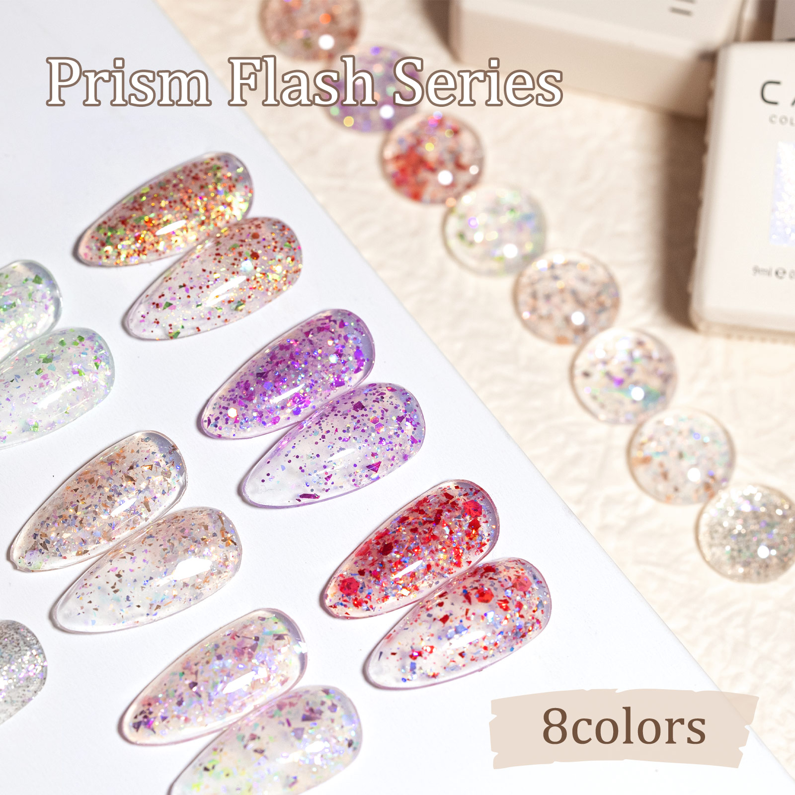 CANNI HEMA FREE  szett 8x9ml - No.10 - Prism Flash Collection