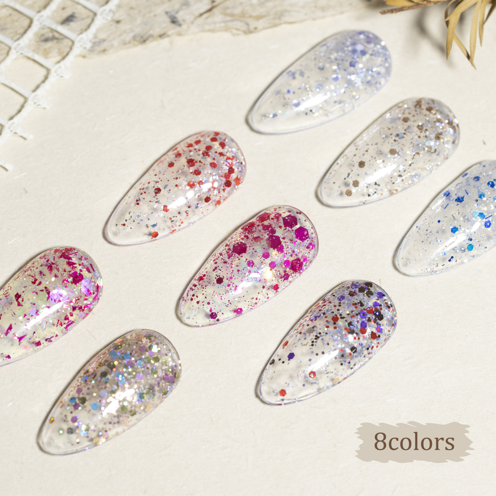 CANNI HEMA FREE  szett 8x9ml - No.11 - Glitz Flash Collection