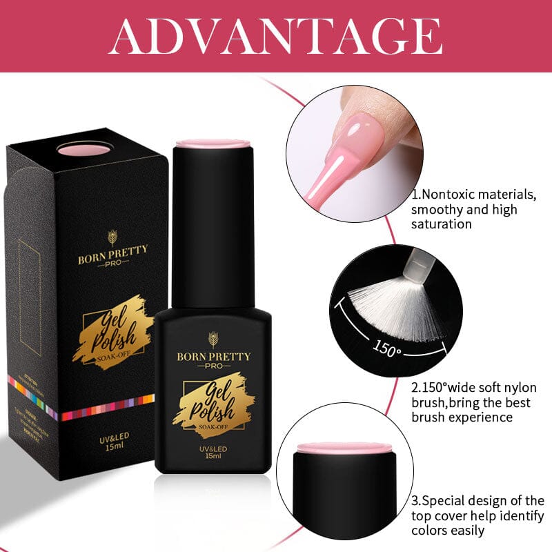 BORN PRETTY TRUBUTY Rubber Base Gel 15 ml - RBG04