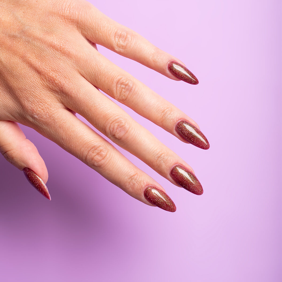 SEMILAC UV/LED Gél Lakk 7ml - 824 - Cat Eye - Digital Red