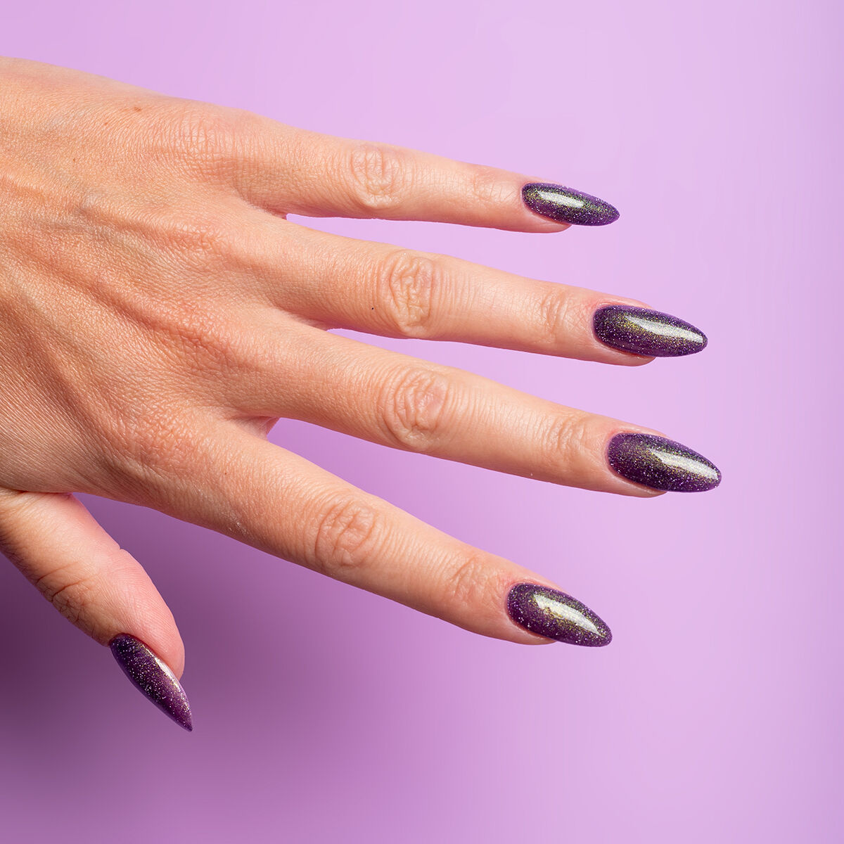 SEMILAC UV/LED Gél Lakk 7ml - 825 - Cat Eye - Cyber Violet