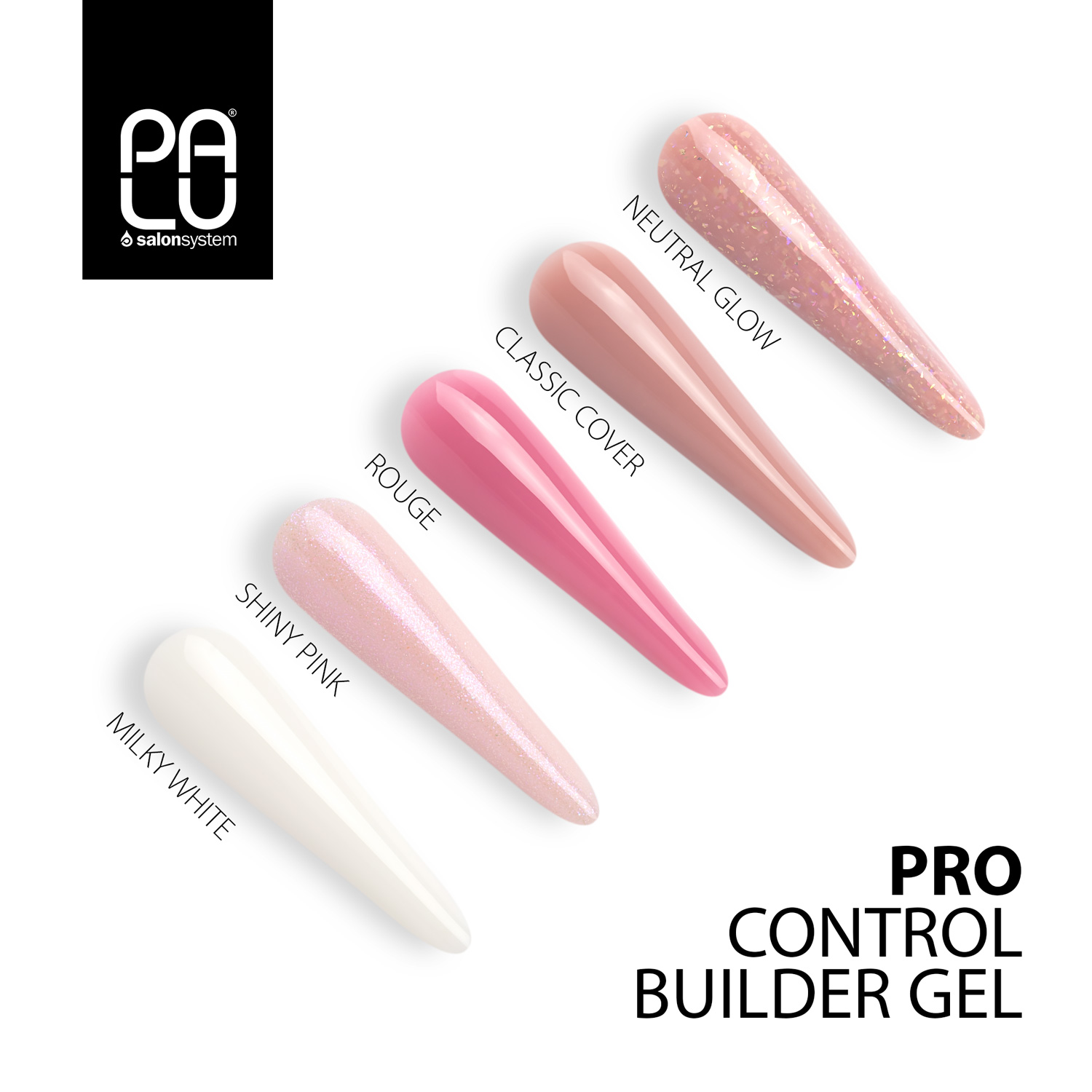 PALU PRO Control Builder Gel 45g - Milky White
