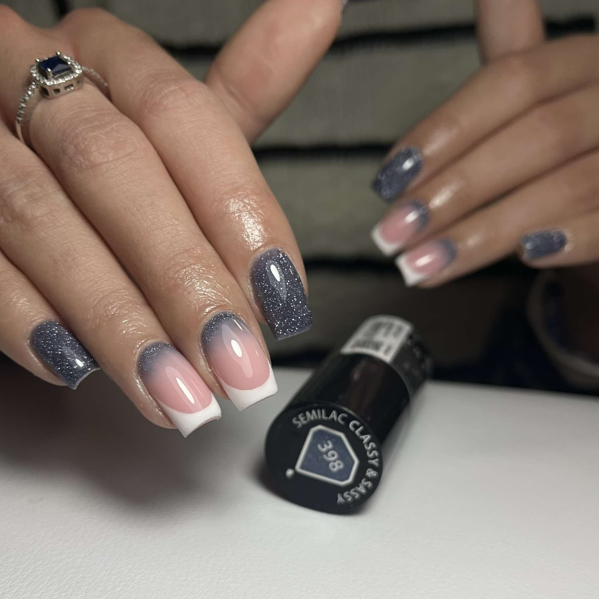 SEMILAC UV/LED Gél Lakk 7ml - 398 - HEMA FREE - Classy & Sassy