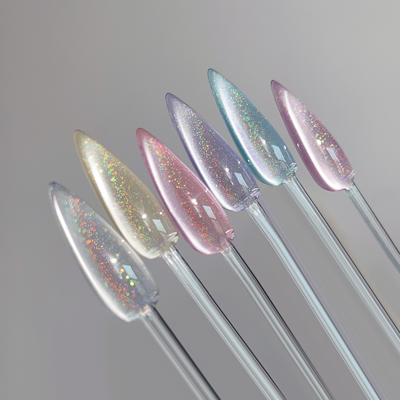 BORN PRETTY Rainbow Water Light Cat Magnetic UV/LED gél lakk 10 ml - RW03