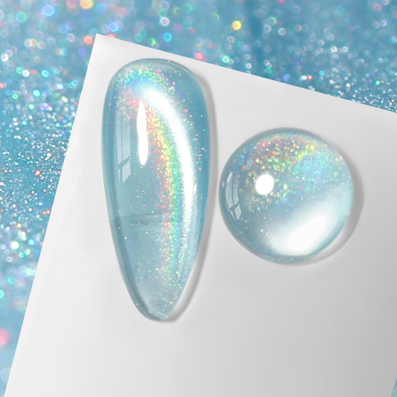 BORN PRETTY Rainbow Water Light Cat Magnetic UV/LED gél lakk 10 ml - RW05