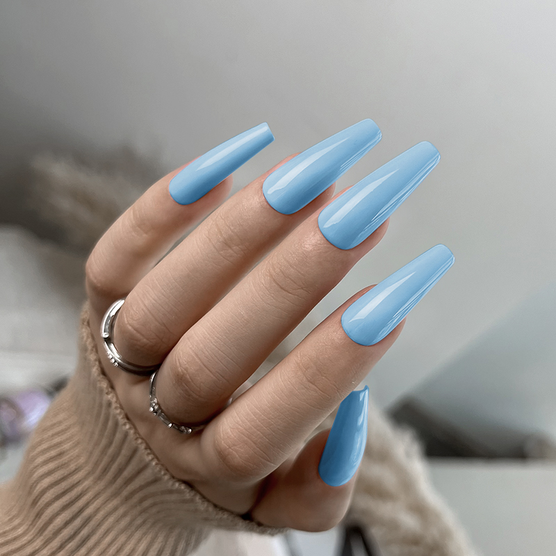 Born Pretty Pro UV/LED HEMA FREE gél lakk 15 ml - C093 - Sky Blue